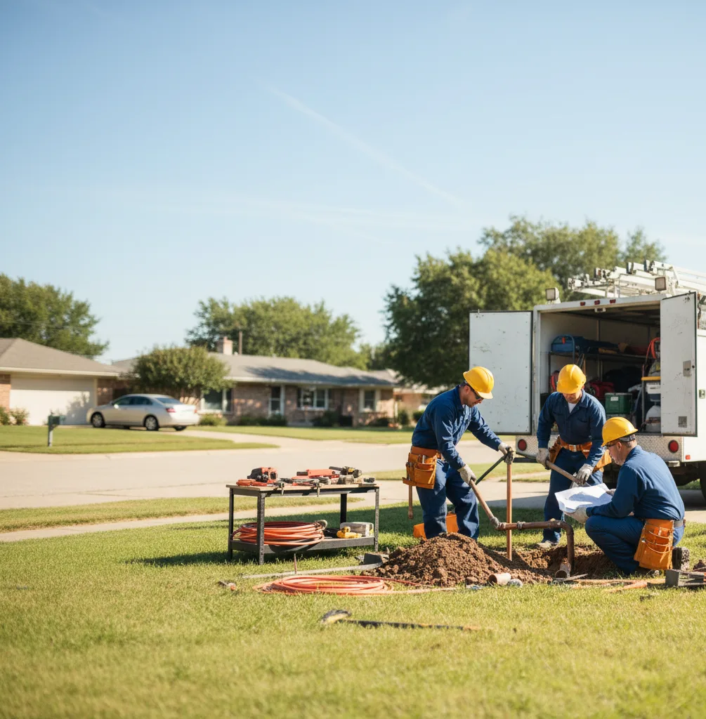 Sewer Line Repair in Santo, TX